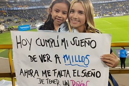 Ella es la hincha de Millonarios que busca un donante de riñón