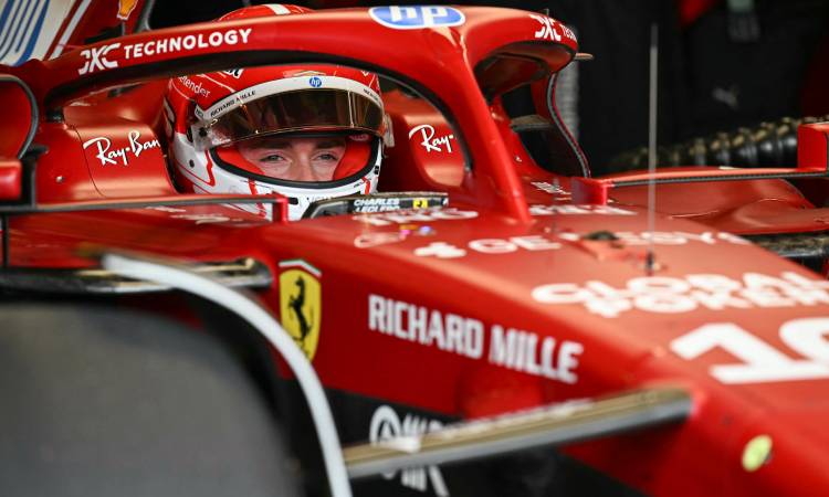 Leclerc manda en los ensayos del GP de Australia, Hamilton quinto