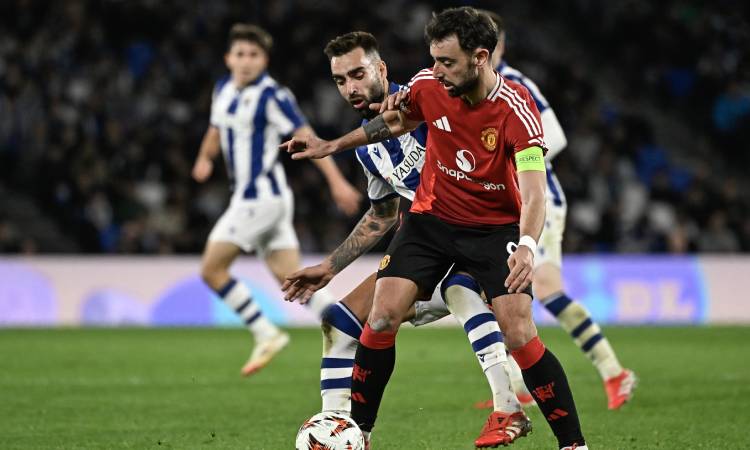 Real Sociedad salvó un empate ante Manchester United en UEL