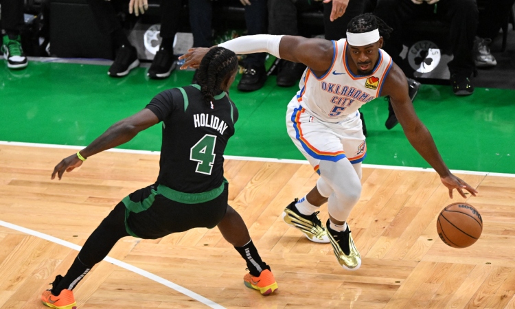 Shai Gilgeous-Alexander brilla en triunfo de Thunder sobre Celtics