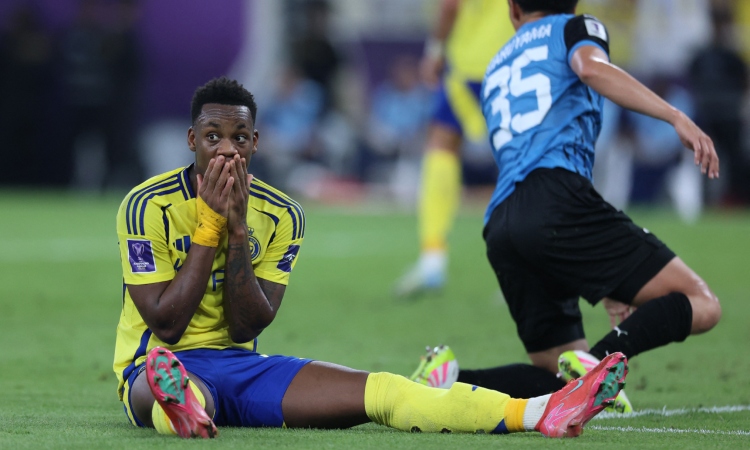 Jhon Jader Durán en el fracaso de Al Nassr en Champions de Asia