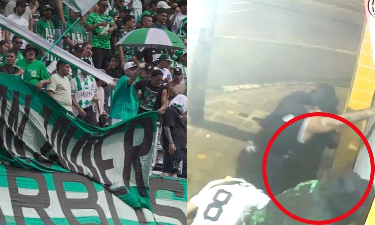 Así fue la trágica pelea de los hinchas de Nacional en Medellín