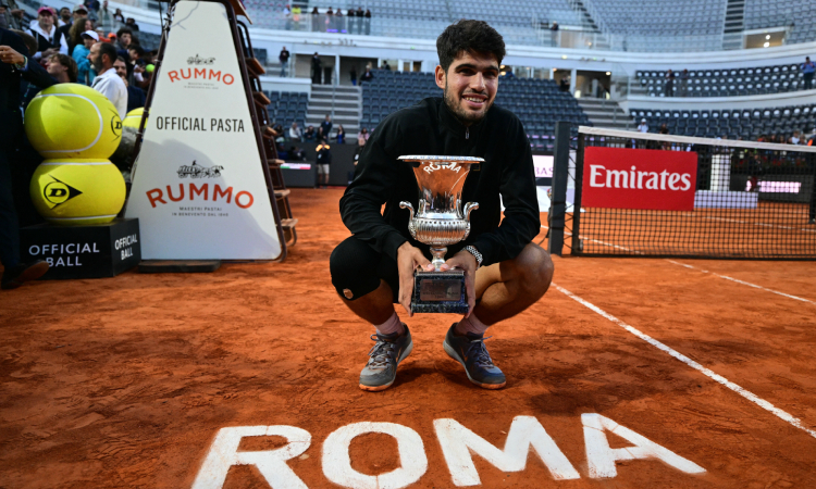Ránking ATP tras el título de Carlos Alcaraz en Roma 2025