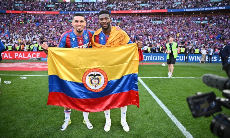 Daniel Muñoz y Jefferson Lerma campeones de la FA Cup