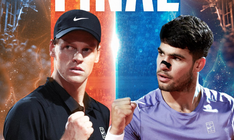 Jannik Sinner se une a Carlos Alcaraz en la final de Roma