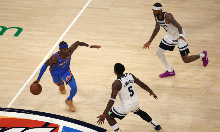 Los Thunder se avanzan 2-0 ante Minnesota en la noche de Gilgeous-Alexander