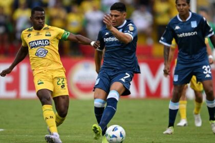 Racing goleó a Bucaramanga y es el nuevo líder del Grupo E