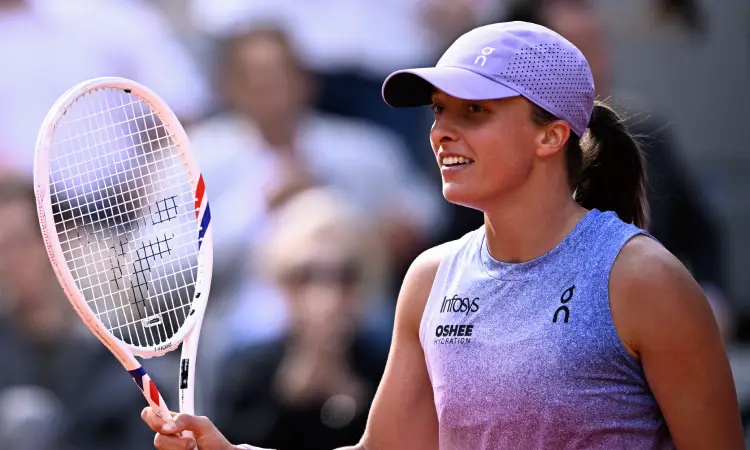 Swiatek está en tercera ronda de Roland Garros