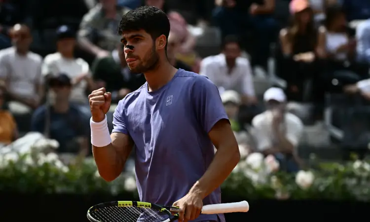 Un eficaz Alcaraz vence a Draper y se mete a semifinales de Roma