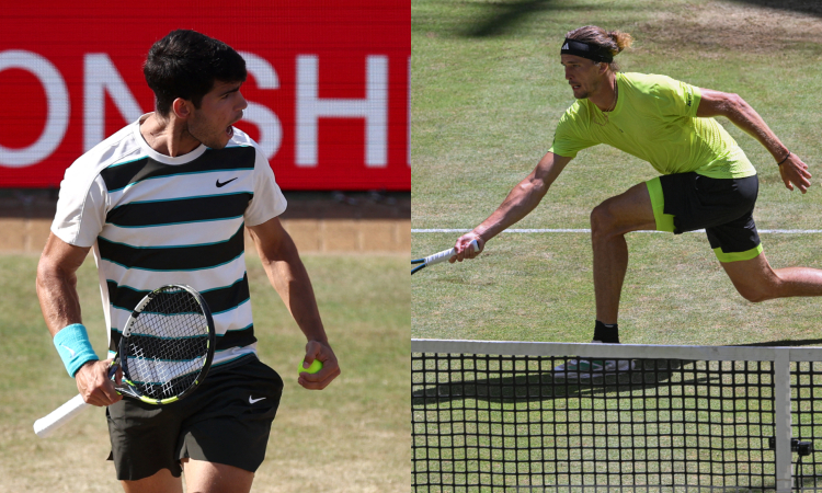 Alcaraz y Zverev siguen con buen ritmo en la temporada de césped