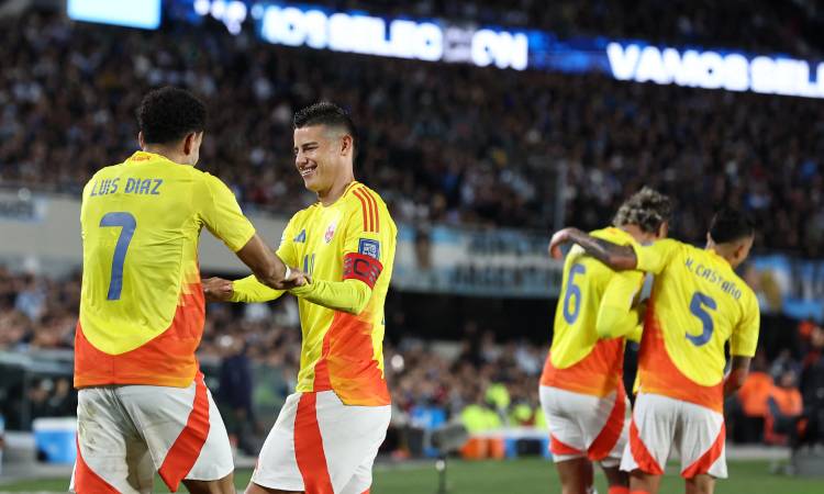 Colombia igualó con Argentina y quedó cerca del Mundial 2026