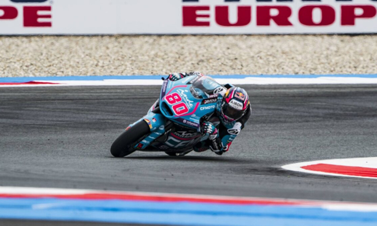 David Alonso ya disputa el Gran Premio de los Países Bajos en Moto2