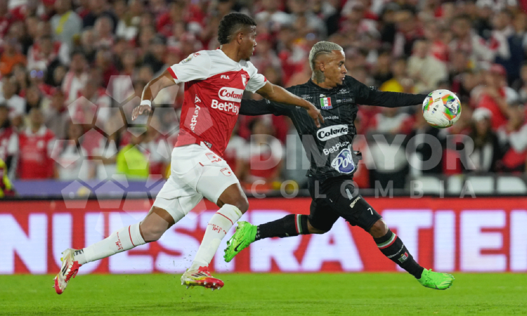 Fuerte molestia de Once Caldas hacia en Independiente Santa Fe