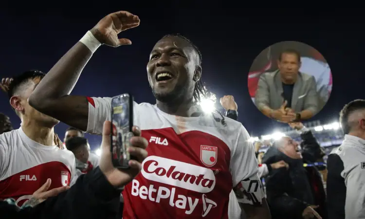 Rodallega culpó a Arévalo por el primer gol de Santa Fe ante Millonarios