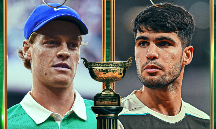 Sinner y Alcaraz jugarán la final de Roland Garros 2025