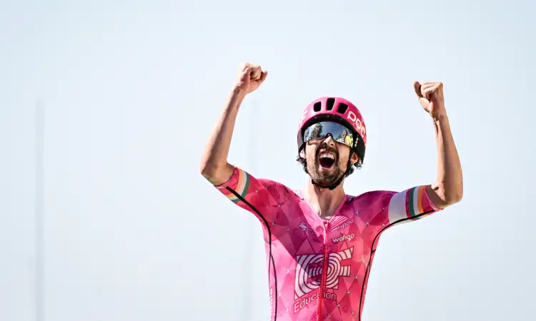 Ben Healy ganó en solitario la etapa 6 del Tour de Francia