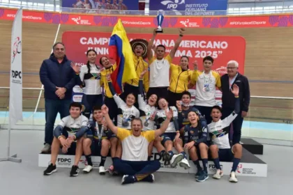 Colombia campeón del Panamericano Junior de ciclismo de pista