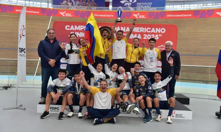 Colombia campeón del Panamericano Junior de ciclismo de pista