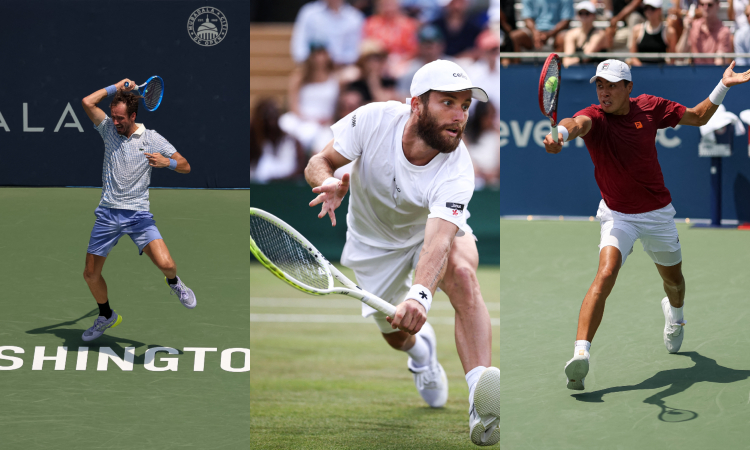 Medvedev, Moutet y Nakashima a cuartos de final del ATP de Washington