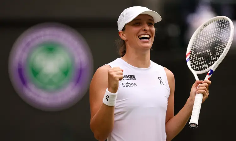 Swiatek alcanza por primera vez las semifinales de Wimbledon