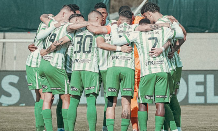 Alineación de Atlético Nacional con la que enfrentaría a Sao Paulo