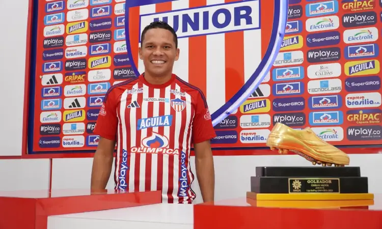 Carlos Bacca volvería a estar disponible para Junior en noviembre