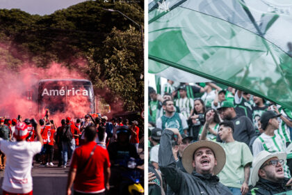 Hinchas de Atlético Nacional y América de Cali preocupan en Brasil
