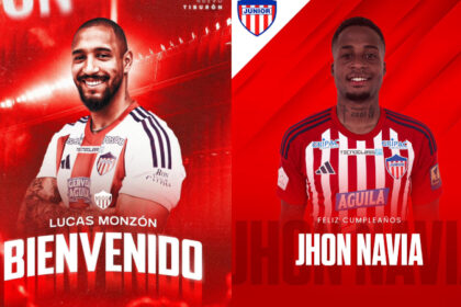 Jhon Navía y Lucas Monzón no jugarán ante Bucaramanga
