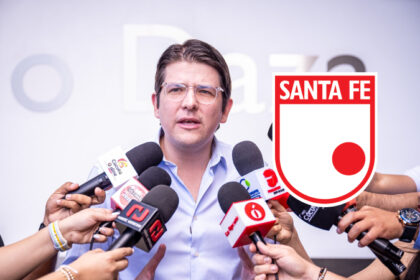Miguel Uribe Turbay y sus mensajes de apoyo a Santa Fe