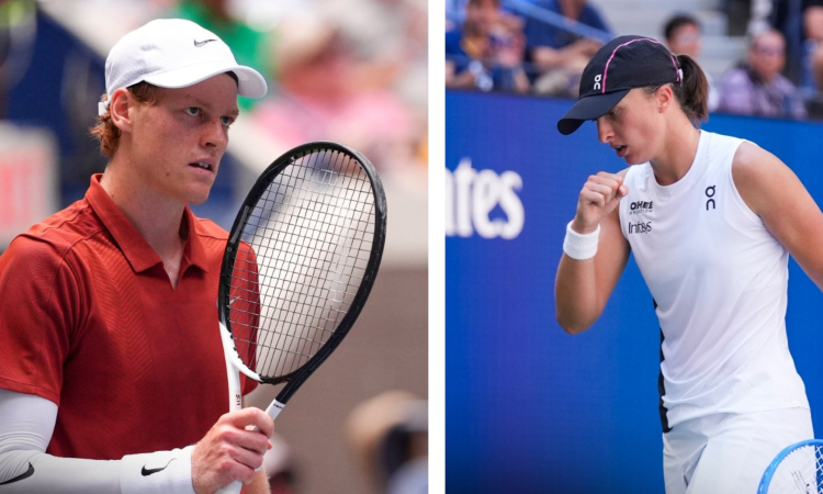 Swiatek y Sinner apabullaron en su debut de US Open 2025