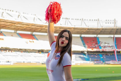 Ella es la porrista más hermosa del Junior de Barranquilla