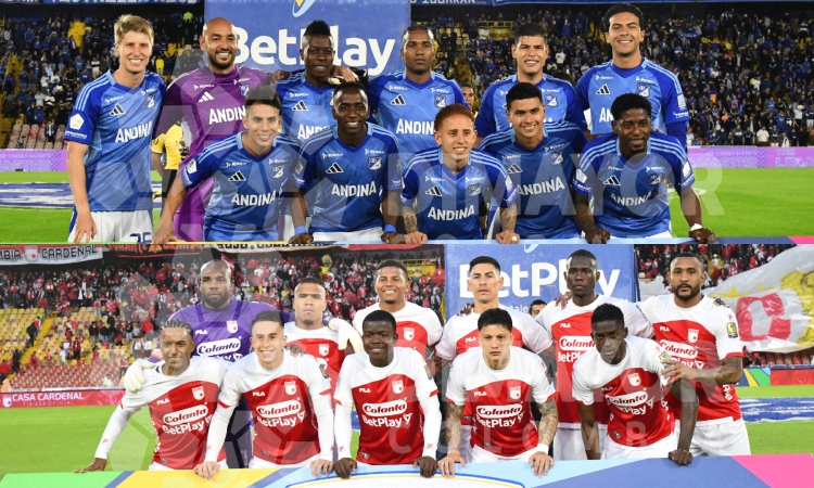 Hora, dónde y cómo ver el clásico capitalino Millonarios Vs Santa Fe