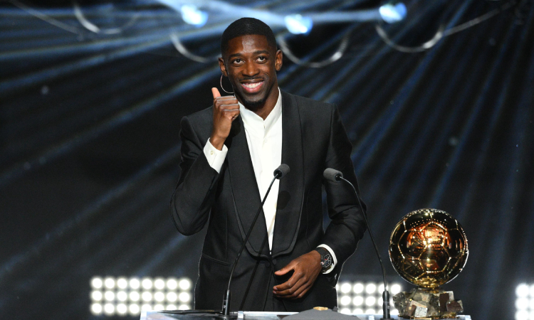 Ousmane Dembélé gana su primer Balón de Oro