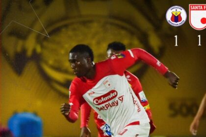 ¡Santa Fe rescató un punto sobre el final ante Pasto!