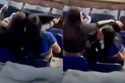 Una hincha de Millonarios se orinó en una tribuna de El Campín