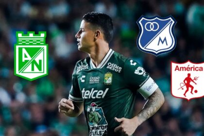 Foto: León cuenta de X / Logos Nacional y Millonarios