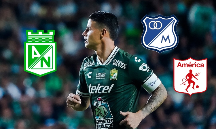 Foto: León cuenta de X / Logos Nacional y Millonarios