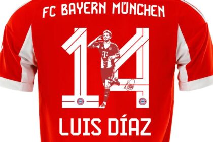 Bayern Múnich lanzó una camiseta en honor a Luis Díaz