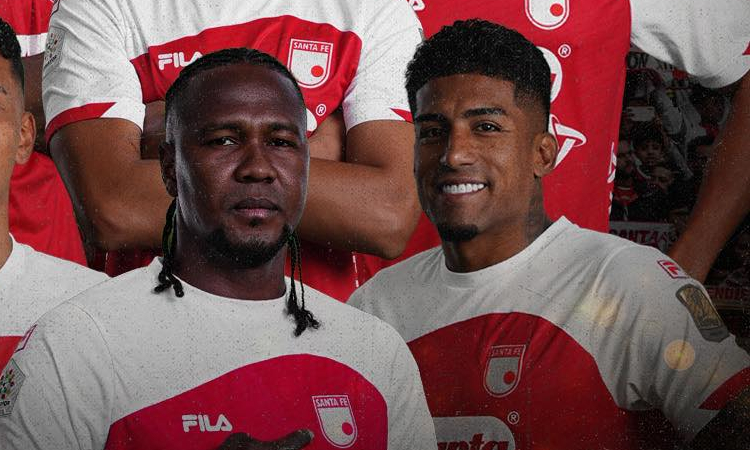 Hugo Rodallega Harold Santiago Mosquera en Santa Fe