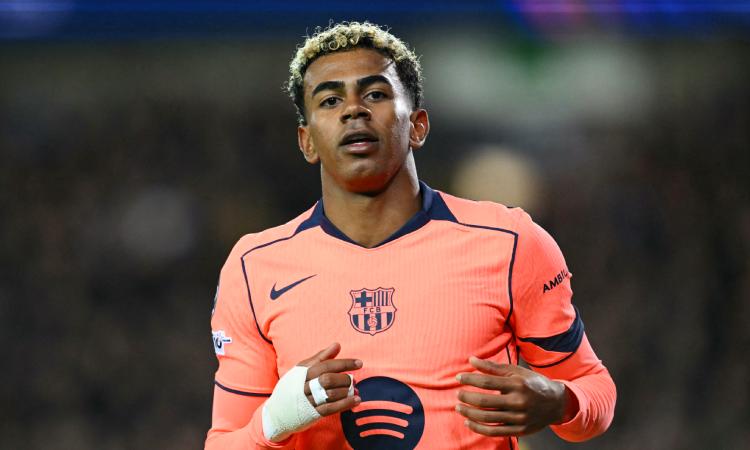 Lamine Yamal salvó al Barcelona de un 'papelón' ante Brujas