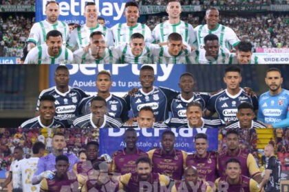 Nacional, Medellín y Tolima