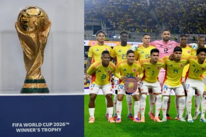 trofeo-del-mundial-y-jugadores-de-la-seleccion-colombia