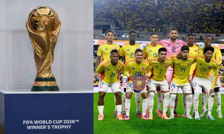 trofeo-del-mundial-y-jugadores-de-la-seleccion-colombia