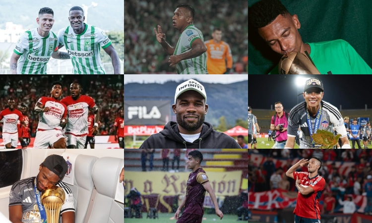 Fotos: Andrés Román IG, Alfredo Morelos IG, Hugo Rodallega IG, Andrés Mosquera Marmolejo IG, William Tesillo IG, José Enamorado IG, Didier Moreno IG, Samuel Velázquez IG y Daniel Londoño IG