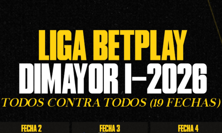 Fixture completo de la Liga BetPlay 2026-II