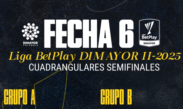Programación fecha 6 Liga BetPlay 2025-II