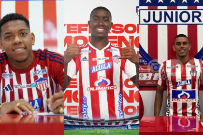 Díaz, Acuña y Moreno Junior de Barranquilla