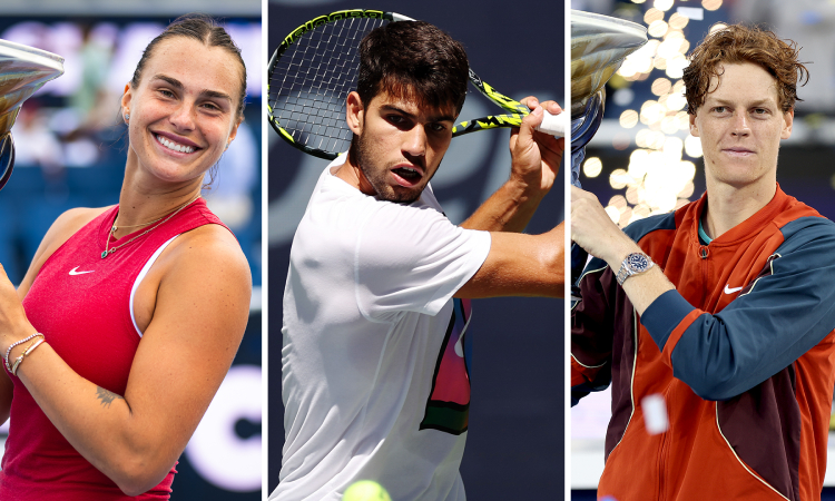 Sincaraz y Sabalenka