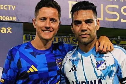 Falcao se reencontró con un viejo amigo en La Bombonera