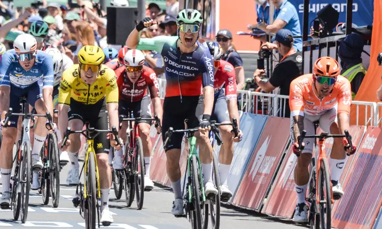 Tobias Lund Andresen gana primera etapa del Tour Down Under